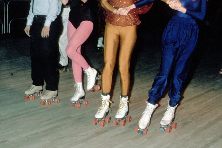 1. Roller Dance de los años 70´s. Foto - TARJETA BUENA 