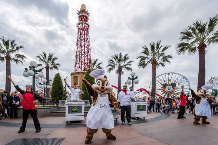 10. Chip & Dale con los Jammin' Chefs. Foto - Small World Vacations