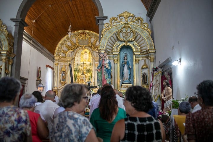 2. Iglesia de Nuestra Señora del Rosario en Isla de Flores. Foto - Festa do Emigrante (Facebook)