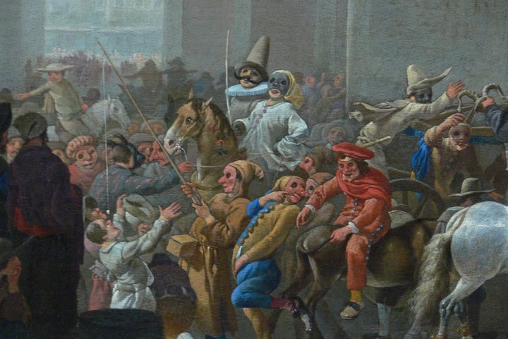 2. Pintura de carnaval romano, pintado en 1650 por Johannes Lingelbach. Foto - Fundación Wikimedia