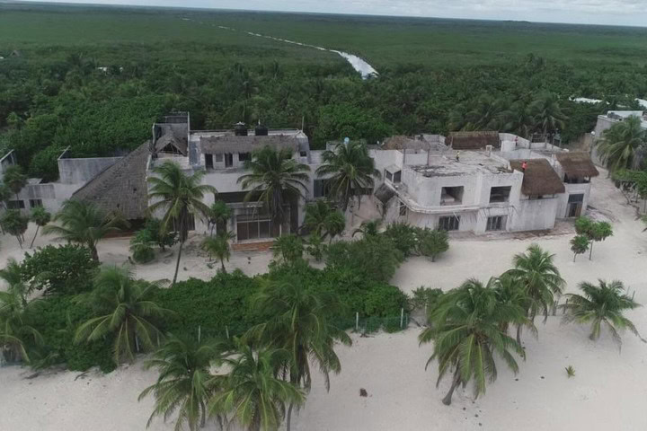 3. Mansión de Escobar en Tulum. Foto - Guerra en la Universidad (X)