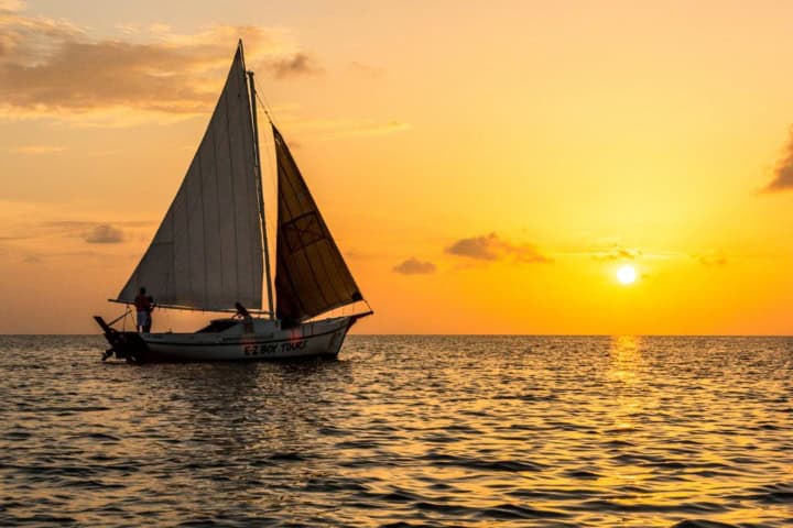 3. Puesta de sol en Cayo Caulker. Foto - Archivo Belice