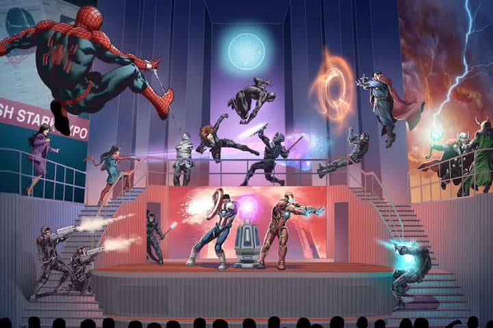 4. Concepto artístico de Marvel: Avenger Assemble. Foto - Disney Cruise Line