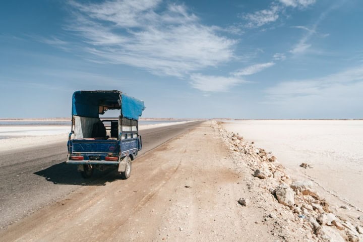 5. Carretera libre hacia Siwa. Foto - Cualquier Destino