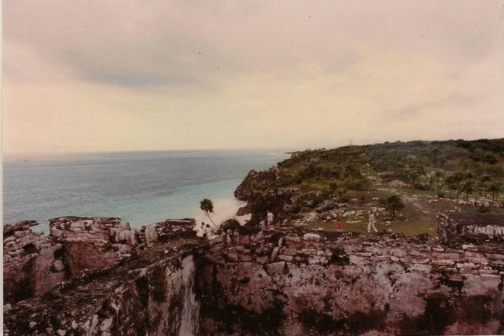 5. Tulum en los años 80´s. Foto - Mundo Maya (Facebook)