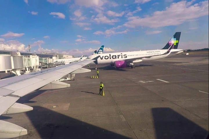 5. Despegue de Volaris desde el aeropuerto de Guadalajara. Foto - MAvition (YouTube)