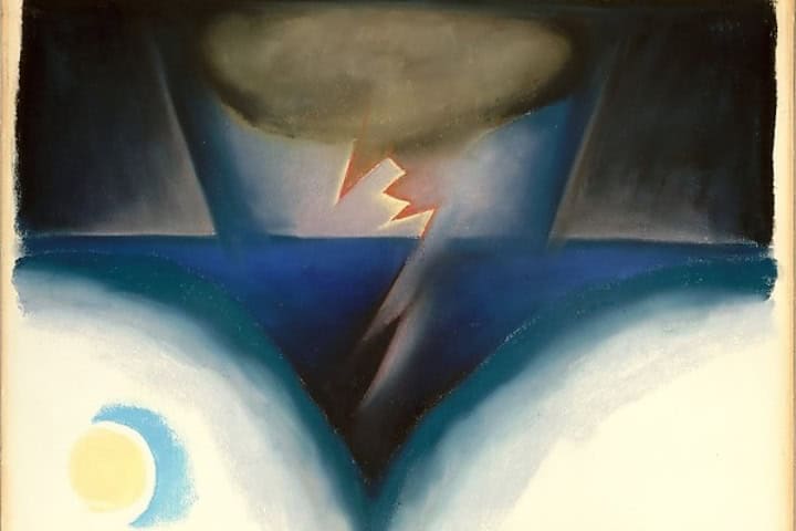 5. A Storm, de O´Keeffe. Foto - Fundación Wikimedia