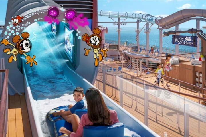 7. Concepto artístico de Disney AquaMouse. Foto - Línea de cruceros Disney