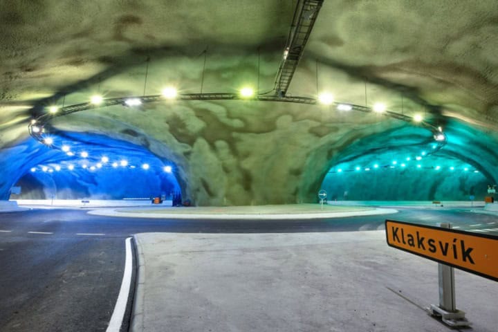 8. Túnel submarino con glorieta en las Islas Feroe. Foto - El Constructor 10