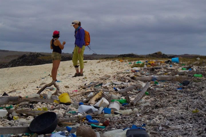 8. Basura en los Galápagos. Foto - Mongabay Latam