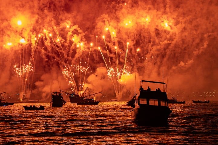 9. Combate Naval en el Carnaval de Mazatlán. Foto - Fundación Wikimedia