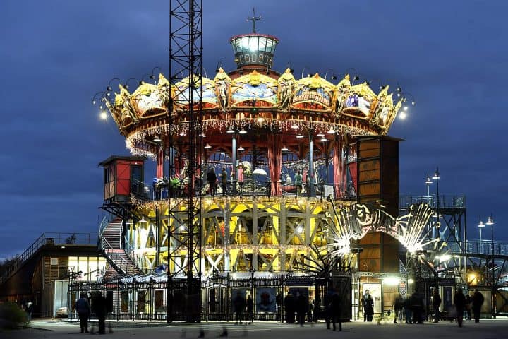 1. Carrusel de la Isla de las Máquinas en Nantes. Foto - www.lesmachines-nantes.fr