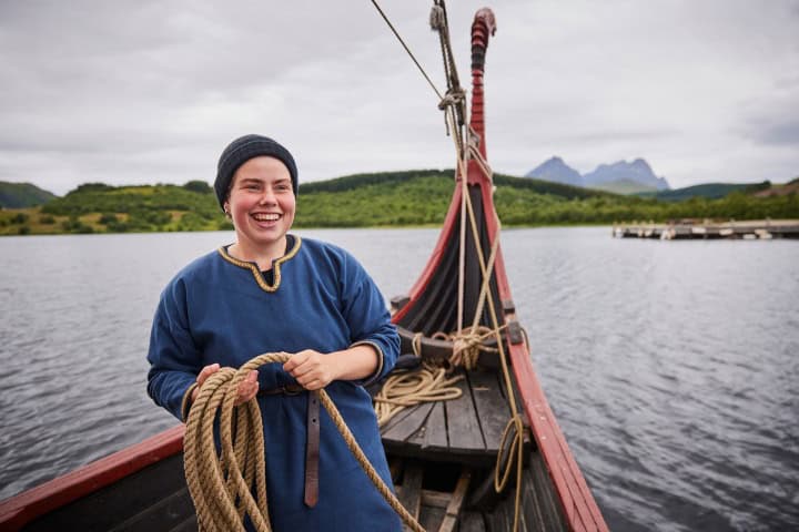 11. Paseo por el barco vikingo. Foto - Lofotr Viking Museum (Facebook)