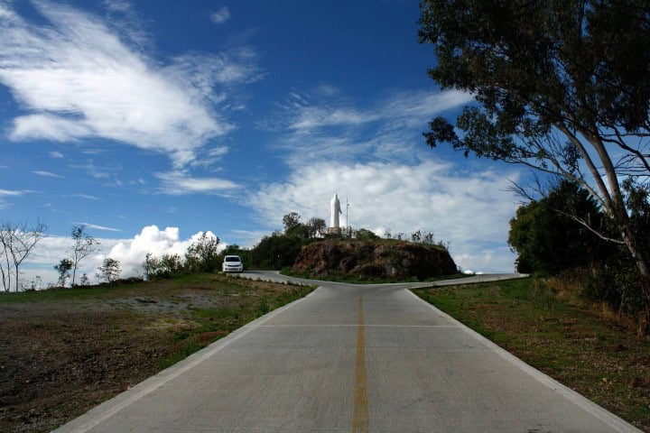 13. Camino para automóviles hacia el Cristo Rey. Foto - Monumento a Cristo Rey Tenancingo (Facebook)