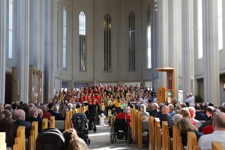 14. Coro en Hallgrímskirkja. Foto - Hallgrímskirkja (Facebook)