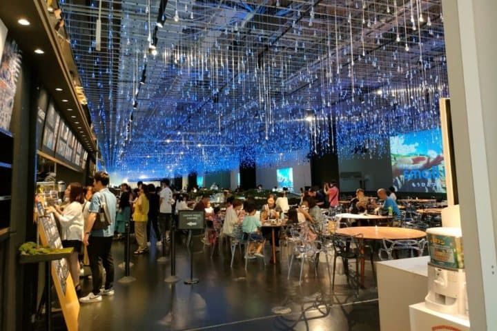 15. Cafetería del Small World Tokyo. Foto - はろはろブログ (Blog de Harohara)