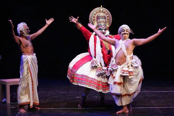 15. Representación de una actuación de Kathakali en México. Foto - Festival Internacional Cervantino