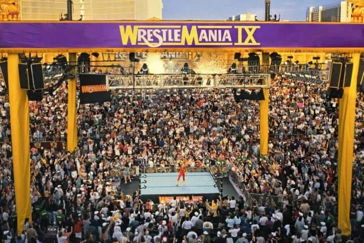 16. Wrestlemania IX en el Caesars Palace, Las Vegas, 1993. Foto - Solowrestling