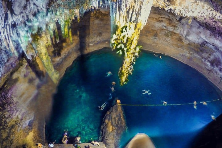 3. Cenote Tankanch-ha en Cobá, Quintana Roo. Foto - @Yovi_F (X)