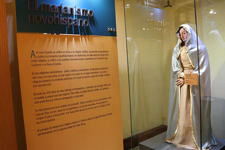 6. Sala 3, "El marianismo novohispano". Foto - museodelamujer.org.mx