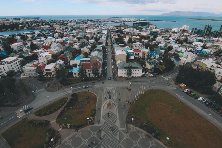 6. Vistas desde la torre. Foto - Hallgrímskirkja