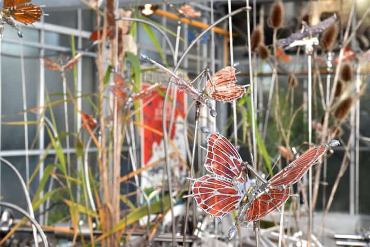 7. Mariposas Mecánicas en el parque de las Máquinas de la Isla en Nantes. Foto - Machines de l'Ile