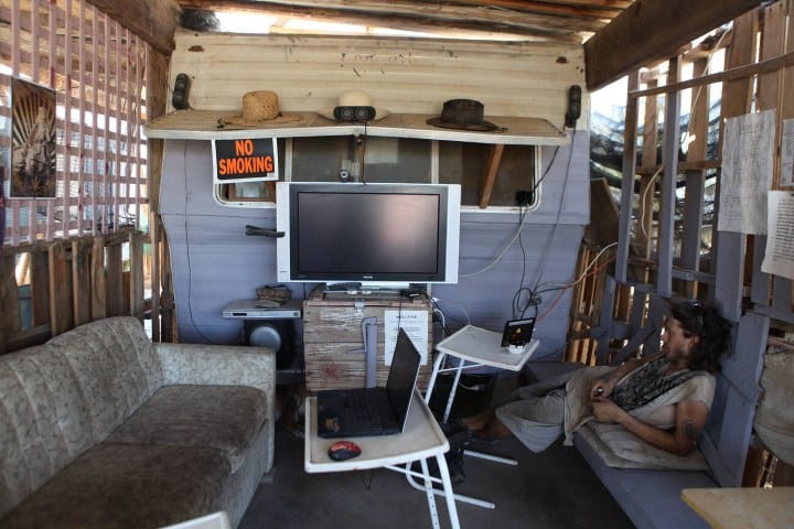 1. Vivienda en Slab City. Foto - Alamy