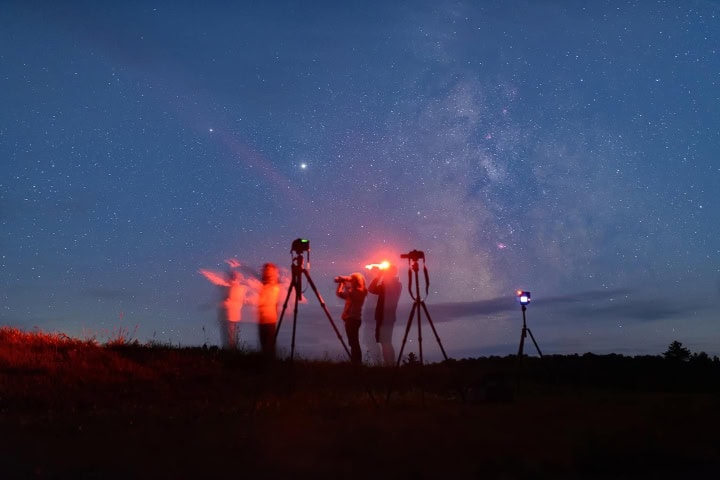 1. Astroturismo en la Reserva Internacional Mont-Méganic, Quebec. Foto - ASTROLab. Parc national. Réserve internationale du Mont-Mégantic (Facebook)