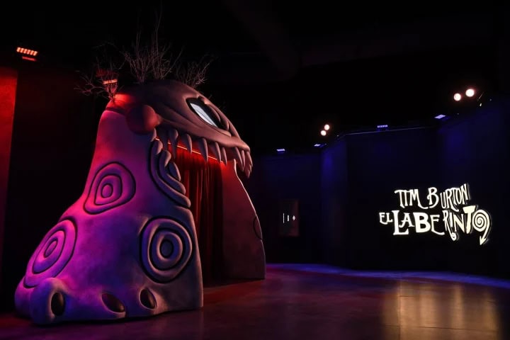 1. Entrada del Tim Burton: El Laberinto. Foto – timburtonexhibition.com