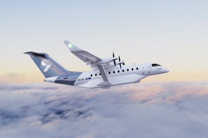 10. Propuesta de avión eléctrico apra United Airlines. Foto - A21