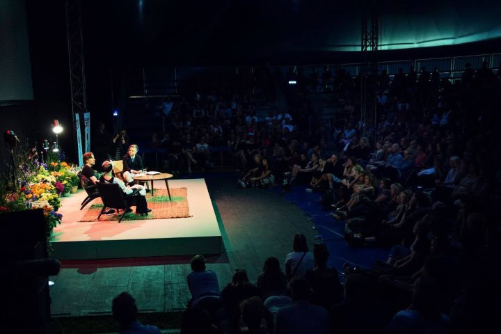 10. Platica de Susanne Brögger y Christian Lollike en el Festival Heartland. Foto - Heartland Festival (Facebook)