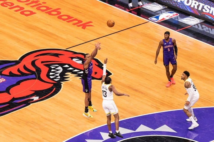 12. Toronto Raptors en la Scotiabank Arena. Foto - @Raptors (X)