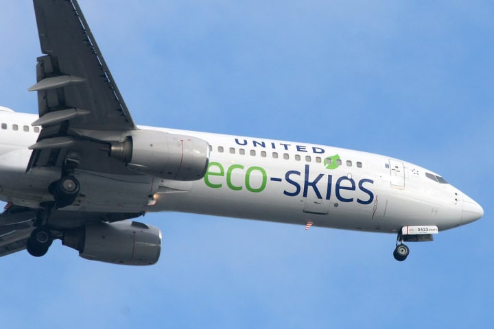 12. Avión ecológico de United Airlines. Foto - Tom Turner (Flickr)