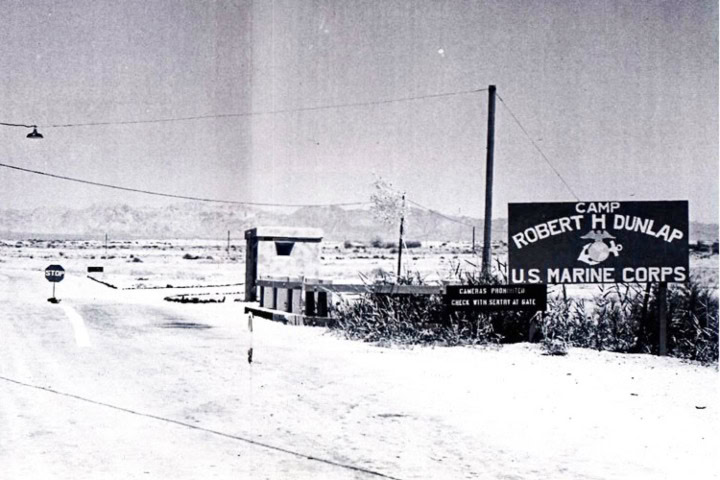 2. Camp Dunlap en el desierto de California. Foto - Museo Militar del Estado de California