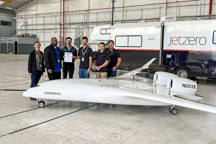 2. Modelo Pathfinder a escala de JetZero. Foto - JetZero (LinkedIn)