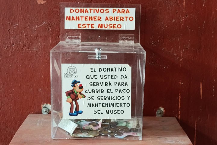 29. Espacio de donativos para el Museo de la Caricatura. Foto - Salvador Castro