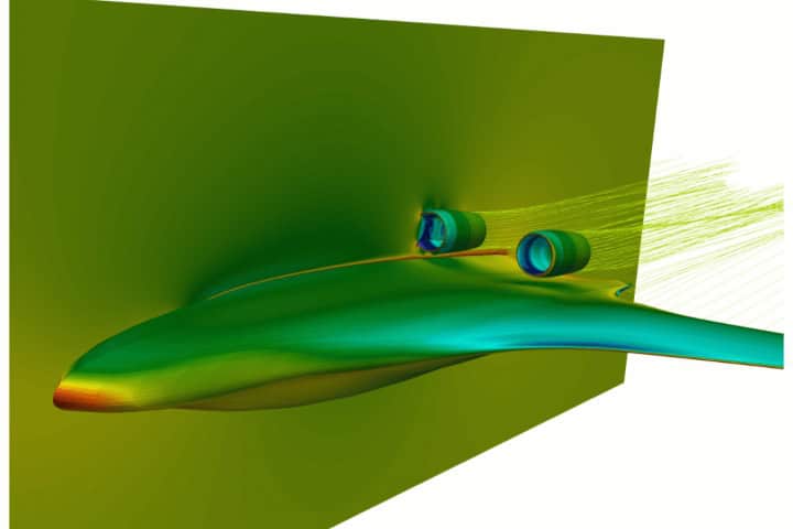 3. Aerodinámica de avión de JetZero. Foto - DARcorporation