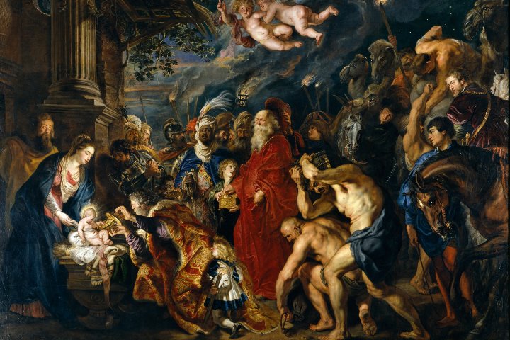 3. La adoración de los Reyes Magos, por Peter Paul Rubens . Foto - Wikimedia Commons