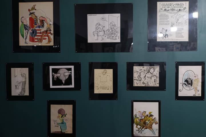 31. Caricaturas en el Museos de la Caricatura. Foto - Salvador Castro