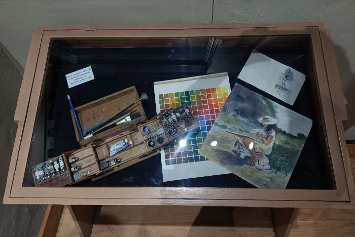 39. Exhibición en el Museo de la Acuarela en Toluca. Foto - Haydeé Vega