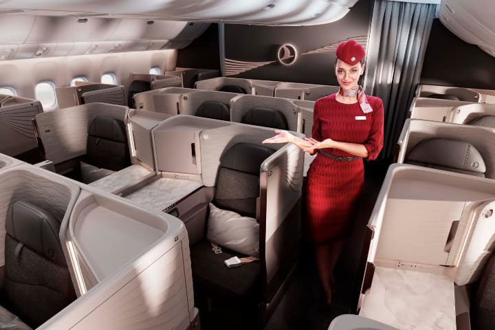 4. Suite Crystal Business Class de Turkish. Foto - @HofmannAviation (X)
