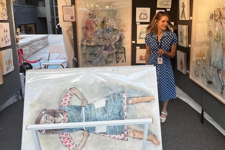 4. Artista Annie Anderson, una de las anunciadas para el Festival de las Artes de Cherry Creek, 2025 Foto - @annieandersonart (Instagram)