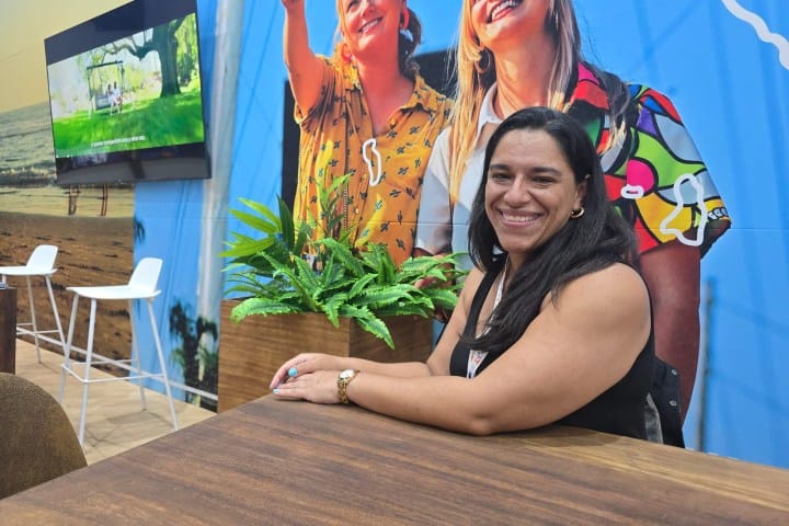 4. Catalina Granobles en el Tianguis Turístico 2025. Foto - El Souvenir