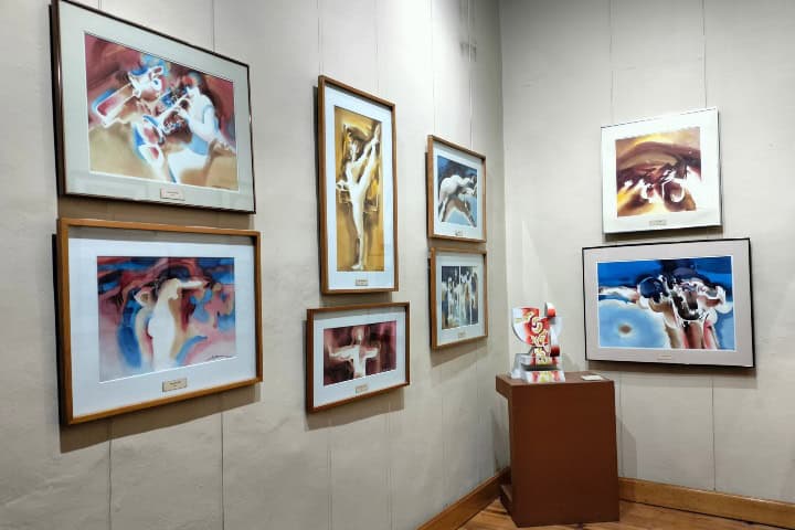 40. Exhibición en el Museo de la Acuarela en Toluca. Foto - Haydeé Vega