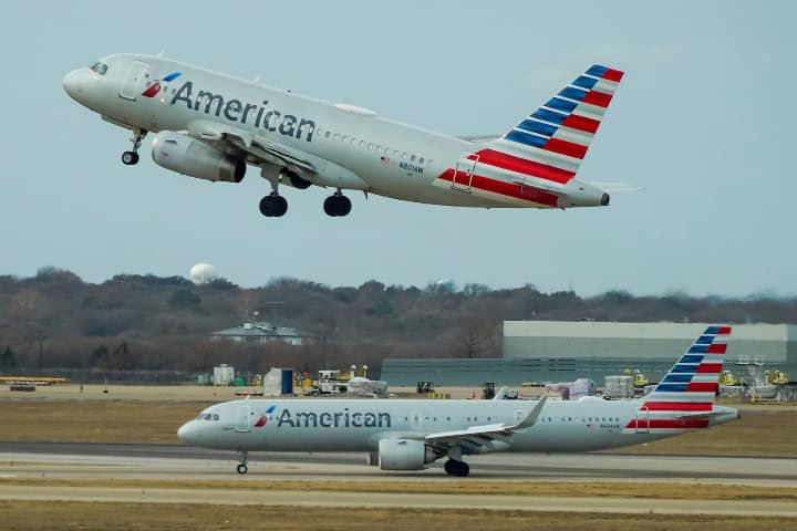 5. Avión de American Airlines. Foto - Dallas Morning News