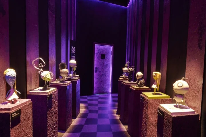 5. Esculturas en Tim Burton: El Laberinto. Foto – timburtonexhibition.com