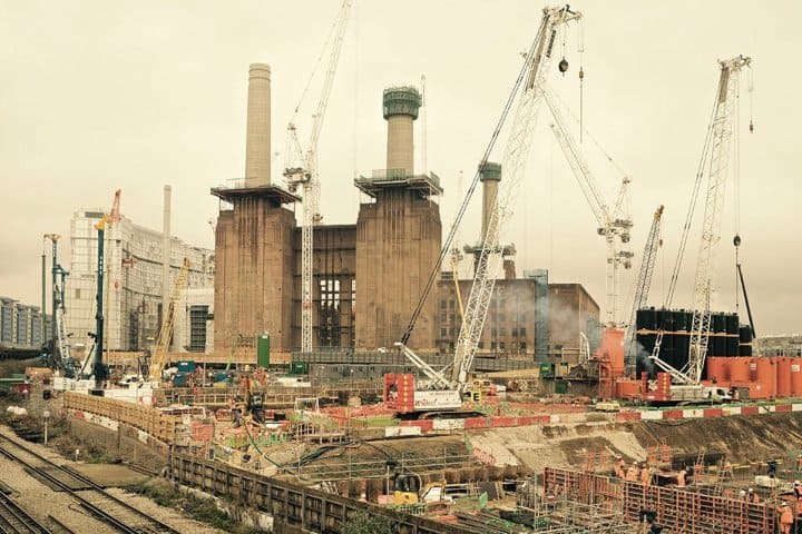 5. Reconstrucción de Battersea Power Station. Foto - Noticias de construcción