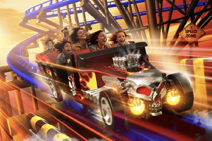 6. Concepto artístico de Bone Shaker Rollercoaster. Foto - Story