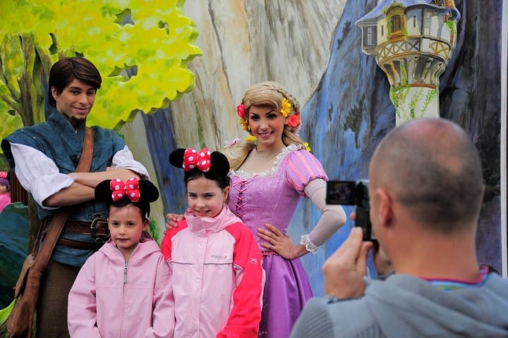 7. Viajeros en Disney. Foto - Alamy