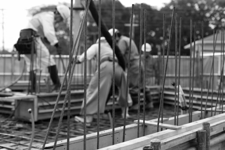 7. Construcción de la Casa Kodo. Foto - 西口賢 建築設計事務所 (Oficina de diseño arquitectónico Ken Nishiguchi)